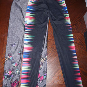 2 bundle Justice leggings (size 12)